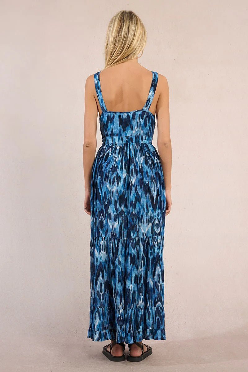 Molly Bracken Long dress with ruffles, printed - clever alice