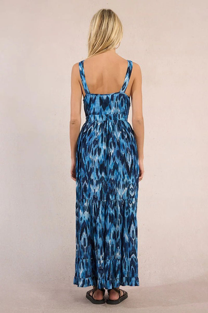 Molly Bracken Long dress with ruffles, printed - clever alice