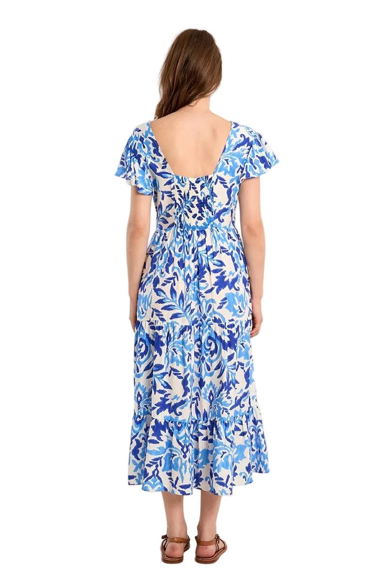 Molly Bracken long printed dress - clever alice