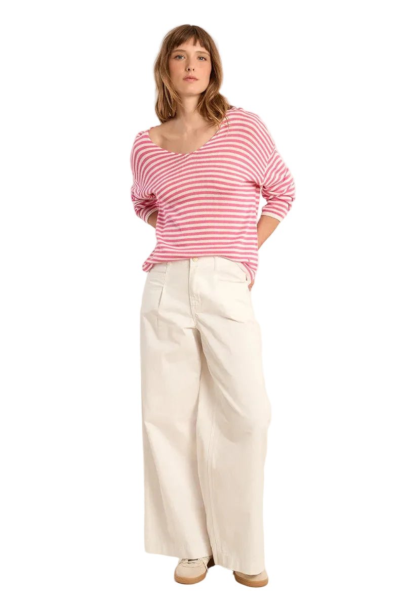 Molly Bracken Long Sleeved Knit Sailor Top - clever alice