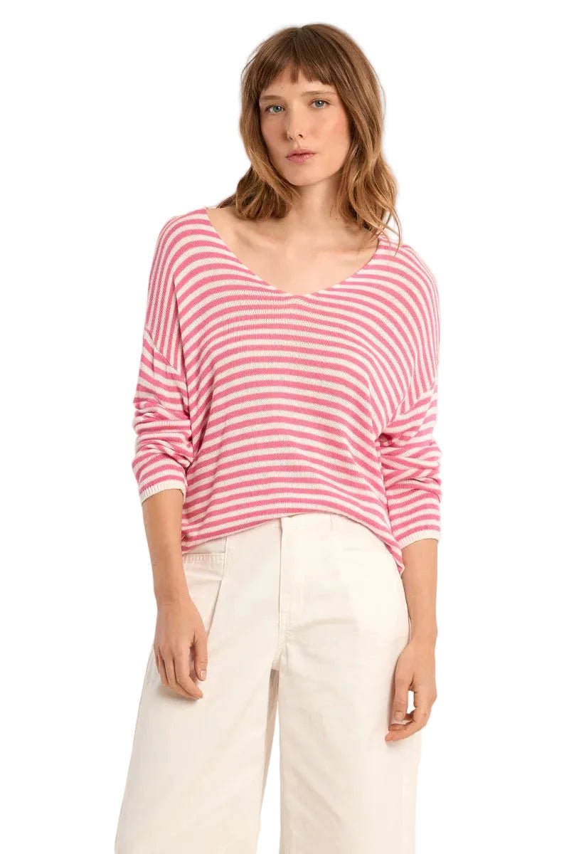 Molly Bracken Long Sleeved Knit Sailor Top - clever alice
