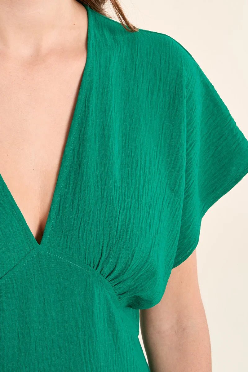 Molly Bracken Long V - Neck Dress - clever alice