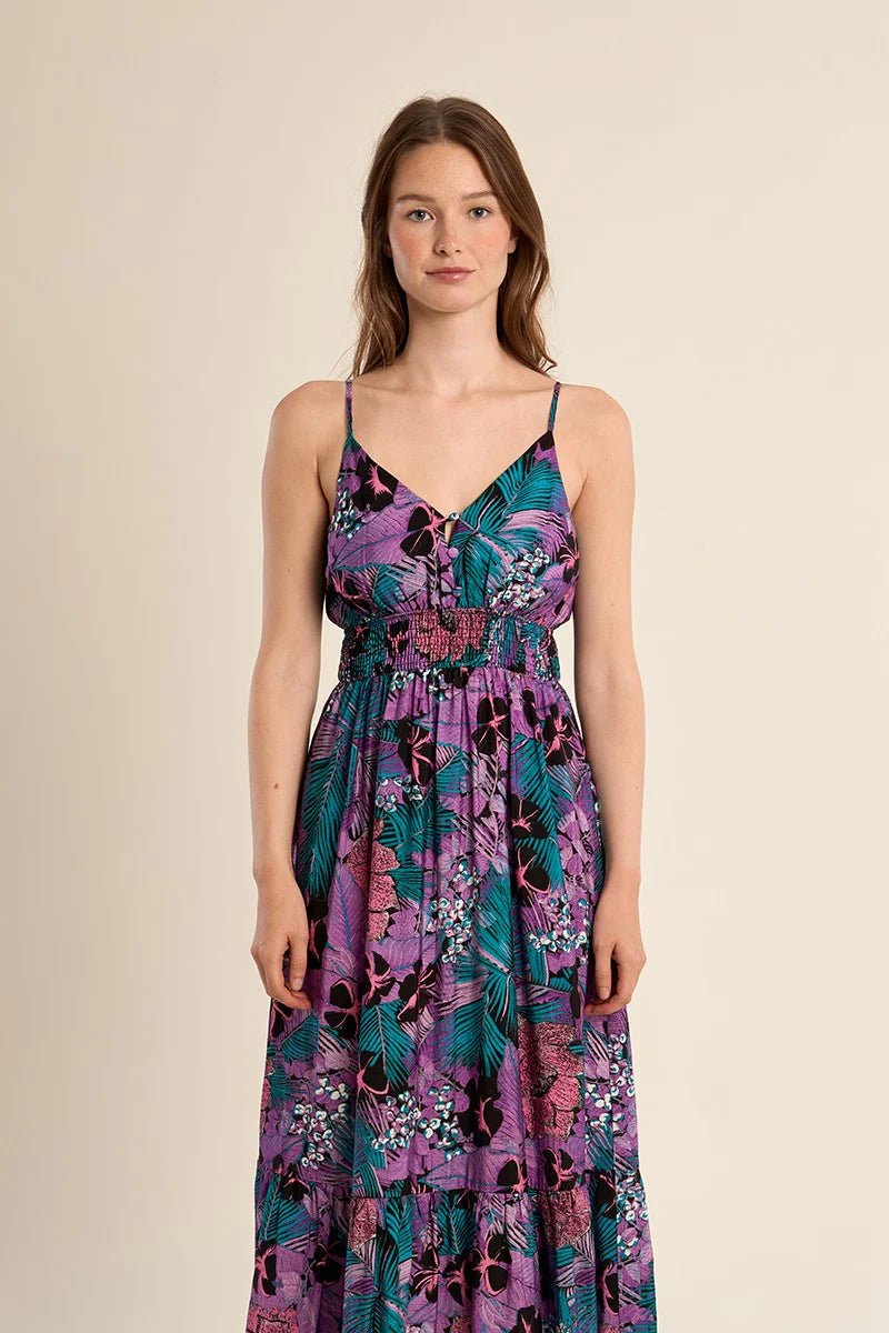 Molly Bracken Maxi dress, printed - clever alice