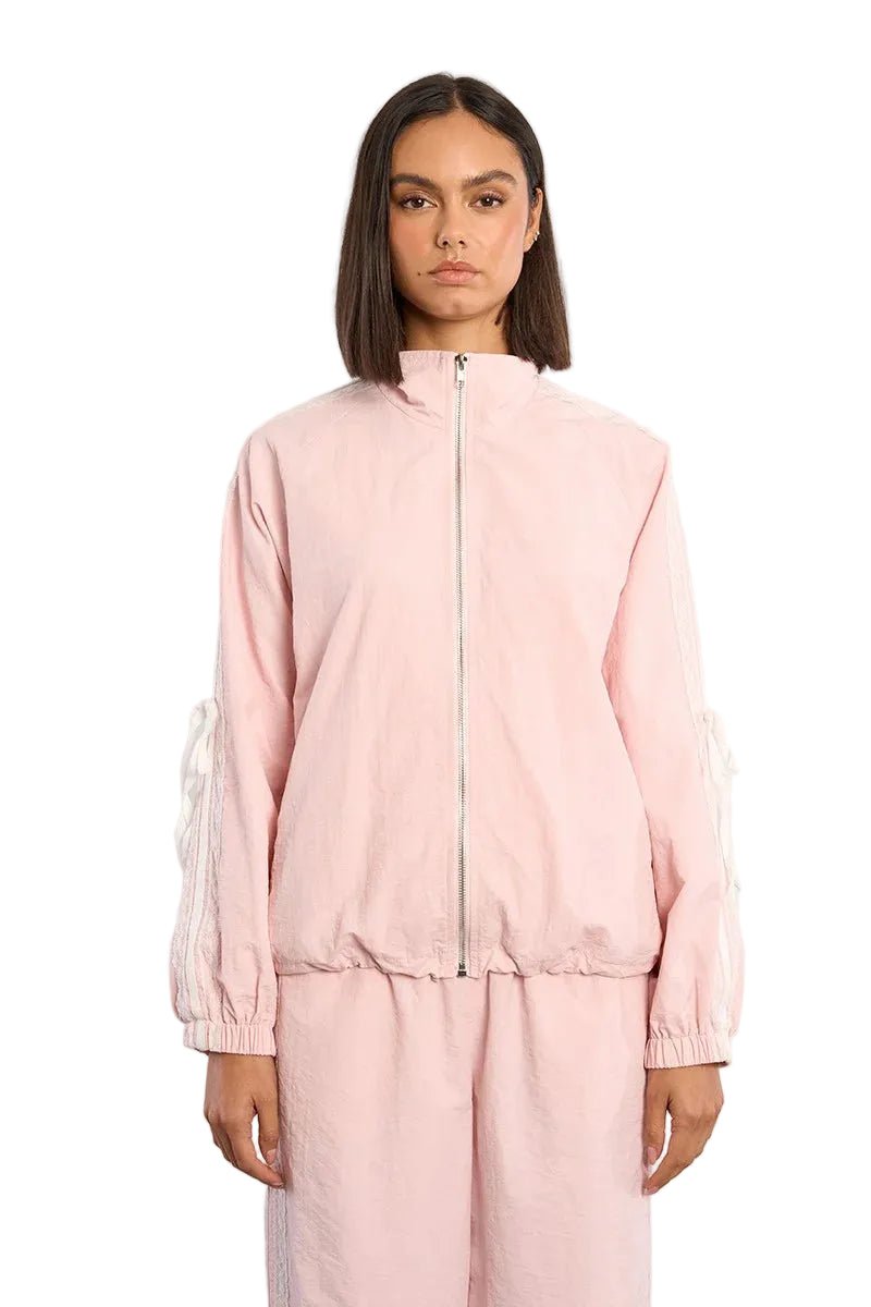 Molly Bracken Nylon and Lace Track Jacket - clever alice