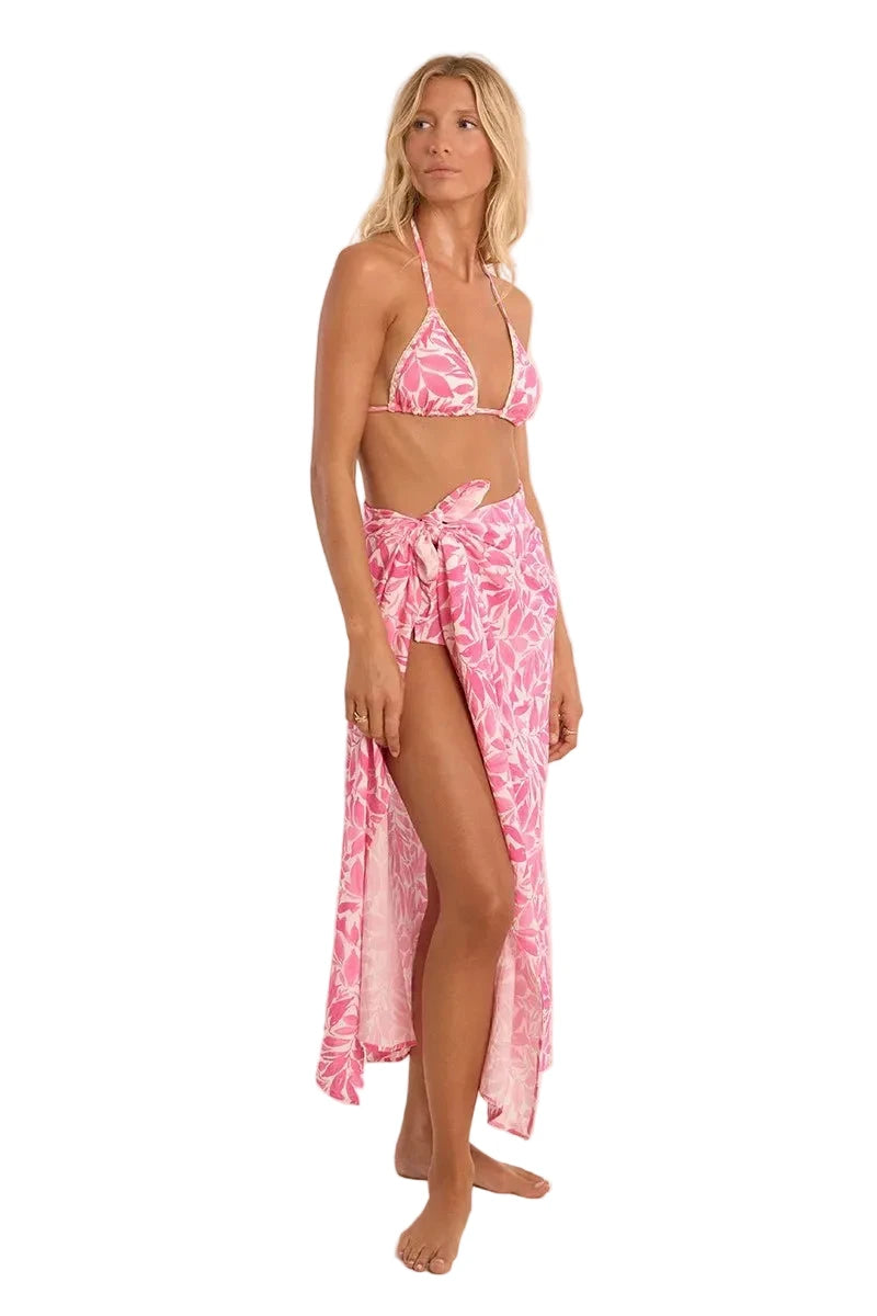 Molly Bracken Pink Magenta Printed Sarong - clever alice