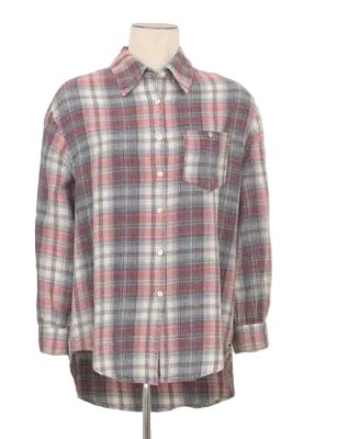 Molly Bracken Plaid Flannel Blouse in Red - clever alice