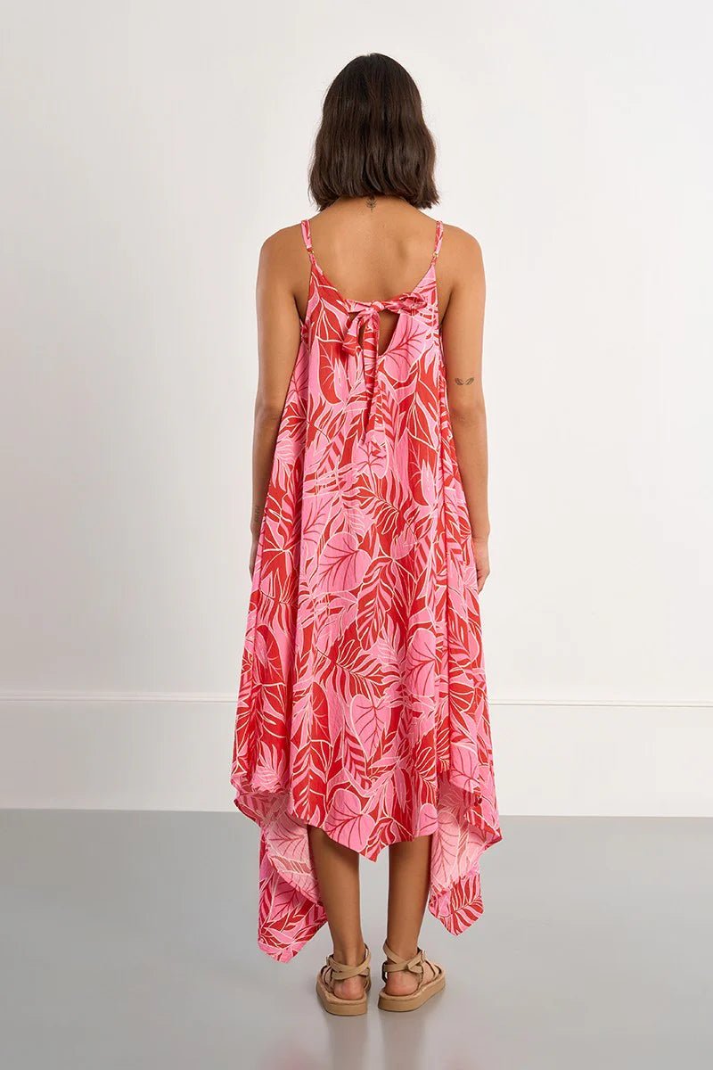 Molly Bracken Playa Asymmetrical Maxi Dress - clever alice