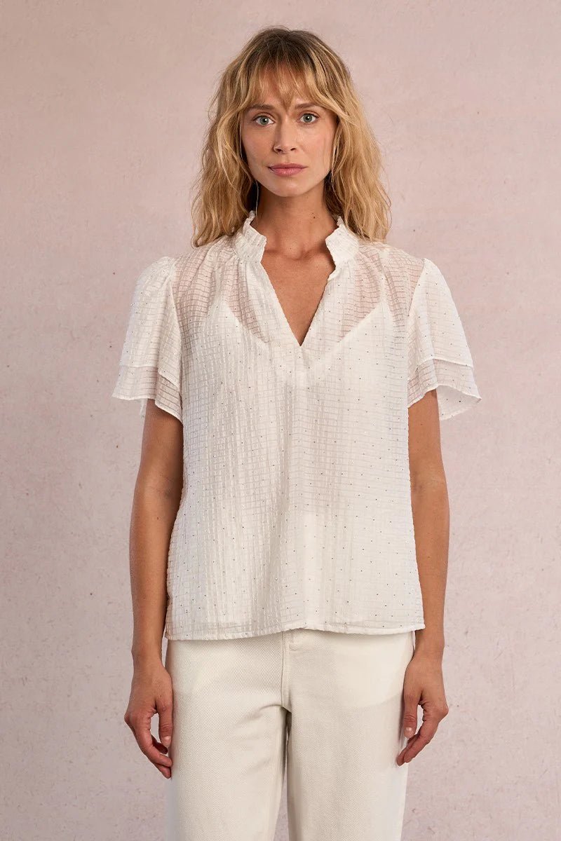 Molly Bracken Rhinestone blouse - clever alice