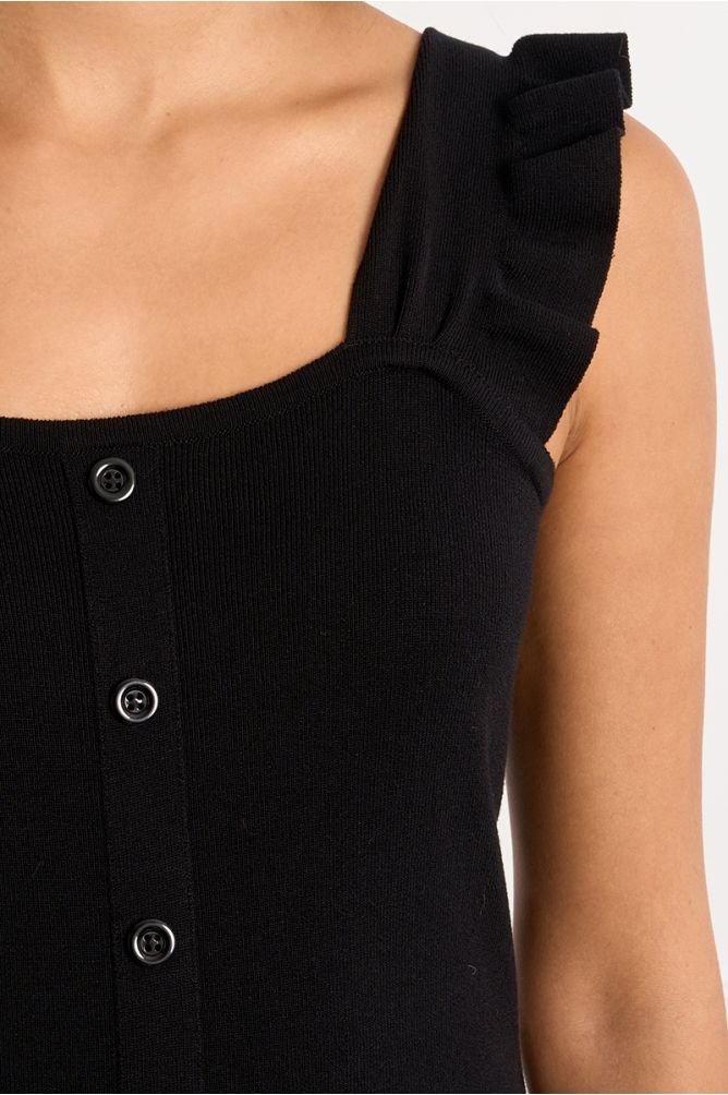 Molly Bracken Ruffle Sleeve Knit Top - clever alice
