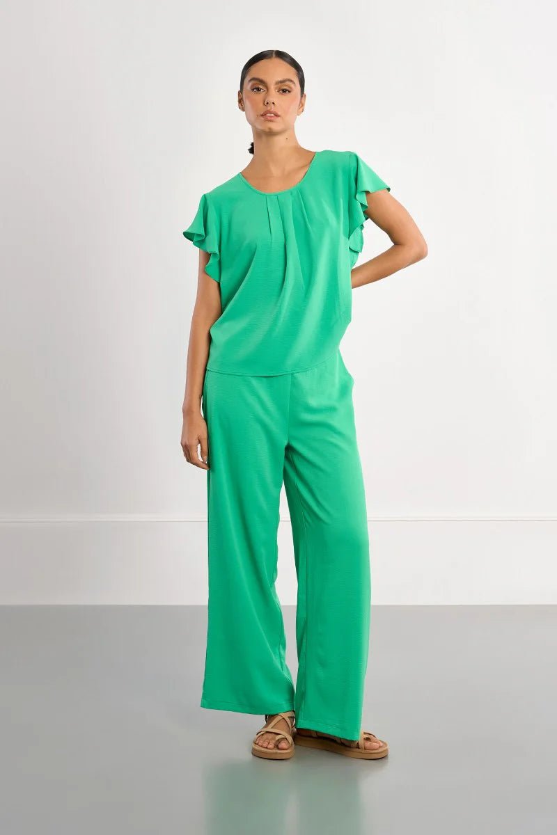 Molly Bracken Ruffle sleeve top - clever alice