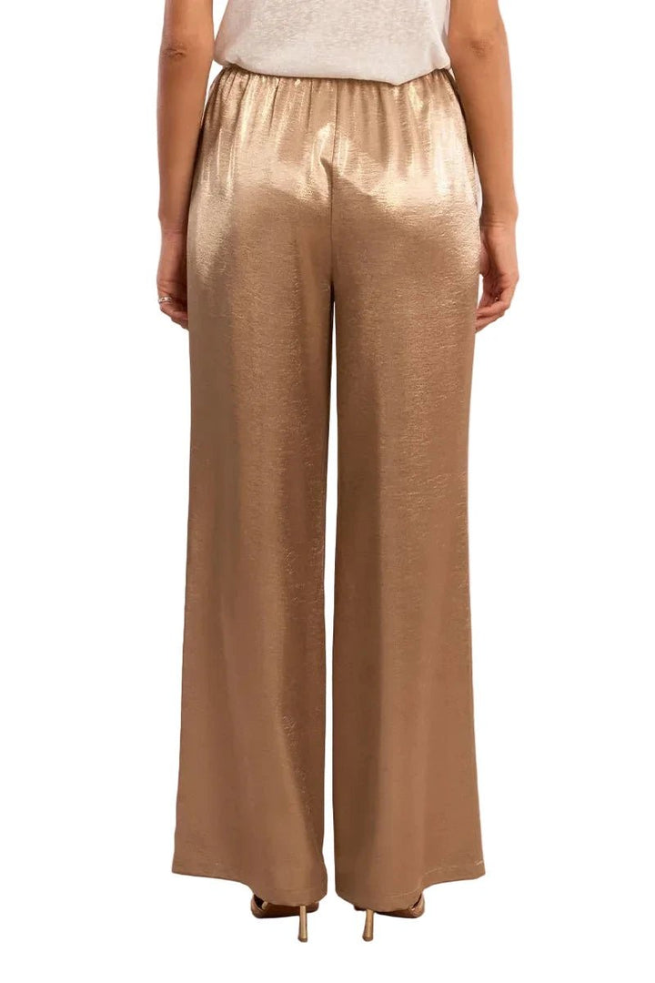 Molly Bracken Satin High Waisted Trousers - clever alice