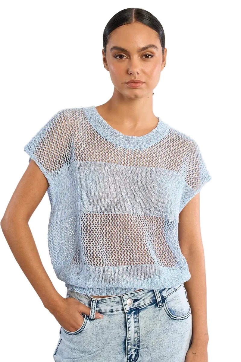 Molly Bracken Sleeveless mesh top - clever alice
