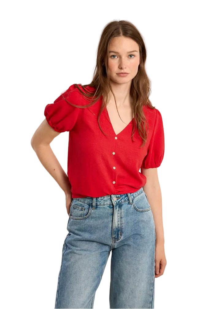 Molly Bracken Tie Crop Top - clever alice