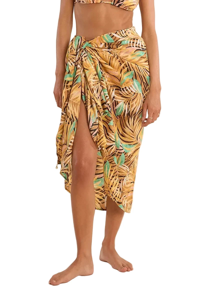 Molly Bracken Tropical Print Sarong - clever alice