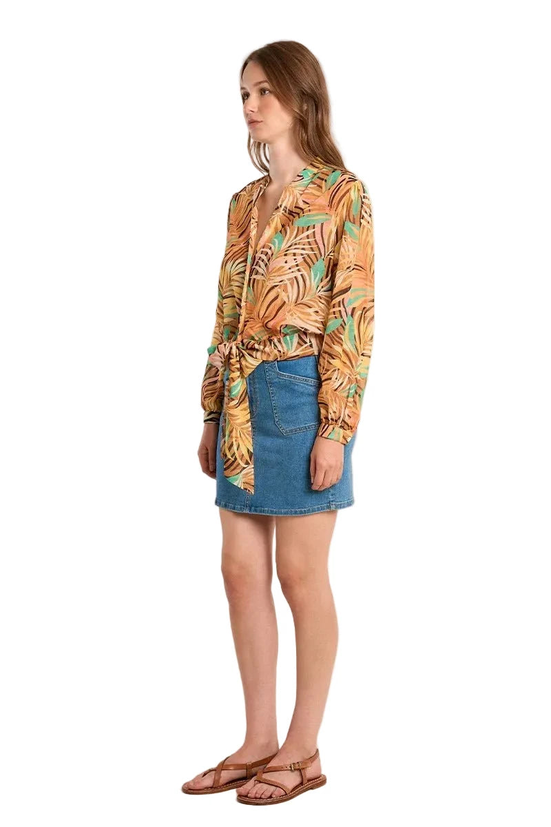 Molly Bracken Tropical Printed Blouse - clever alice