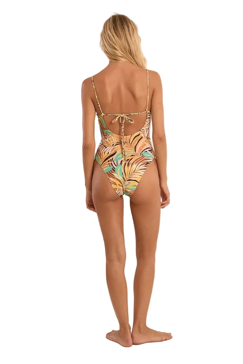 Molly Bracken Tropical Printed One Piece Swimsuit - clever alice