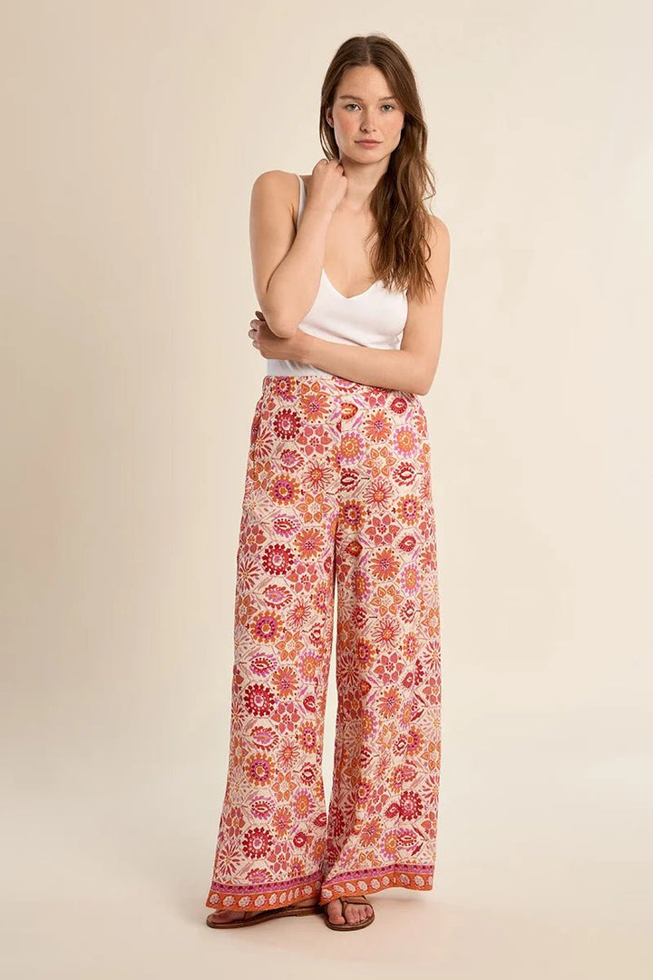 Molly Bracken Wide pants, printed - clever alice