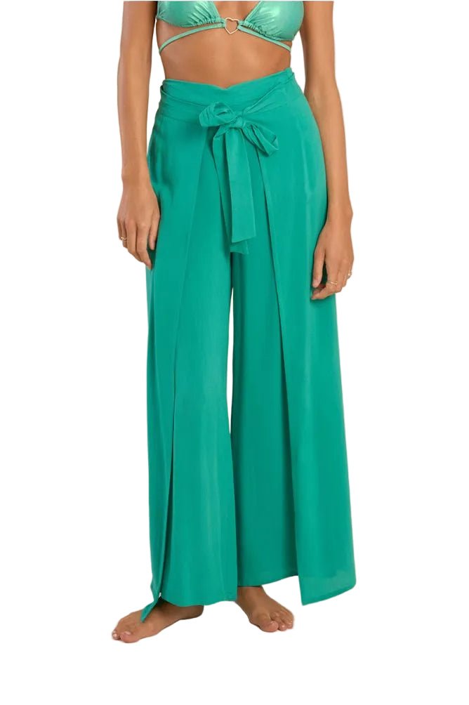 Molly Bracken Wide Waistband Tie Pants - clever alice