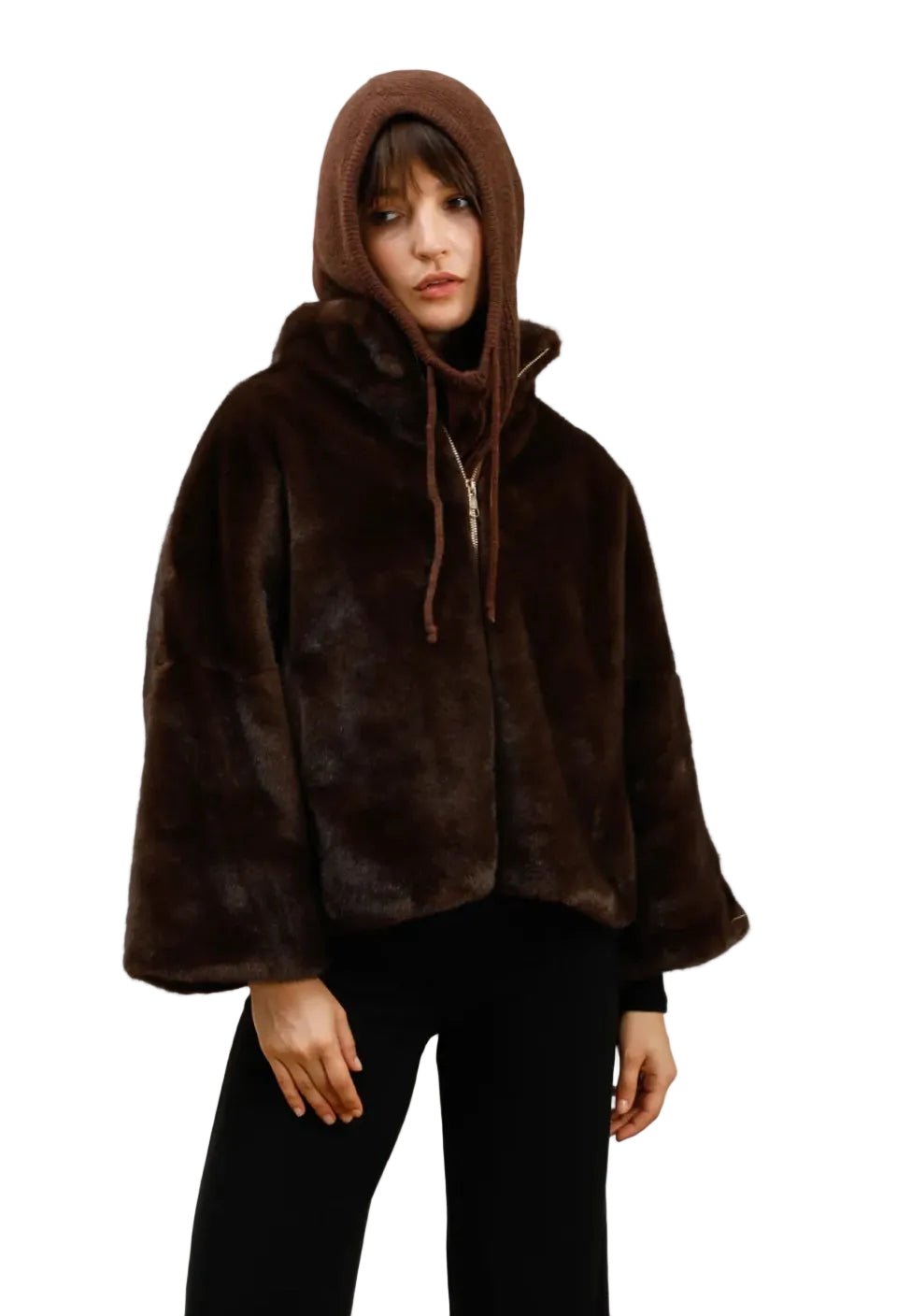 Nais Alpaca Blend Hoodie - clever alice