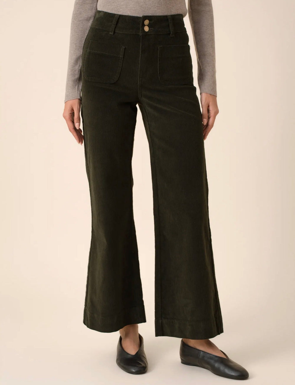 Oraije Elenette High Waist Large Flare Denim - clever alice
