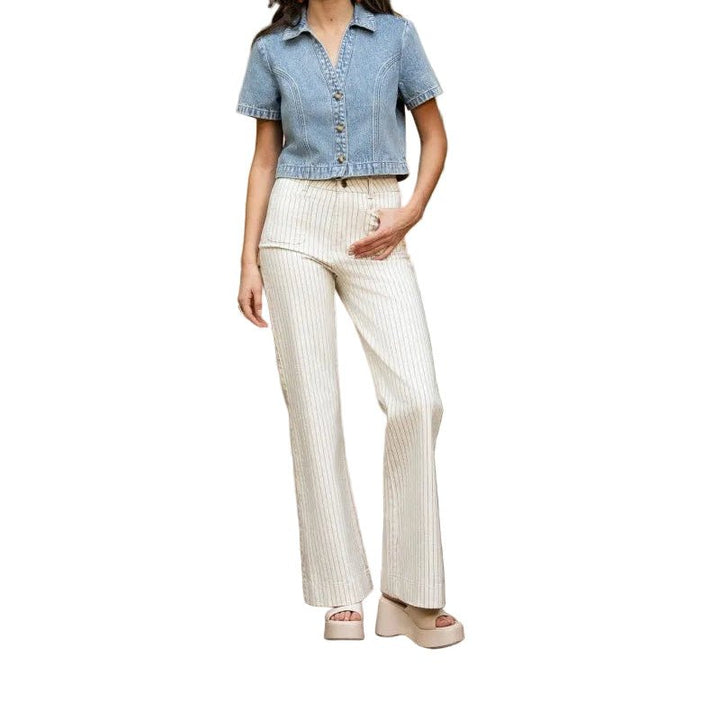 Oraije Flare jeans with front pockets - Elena - clever alice