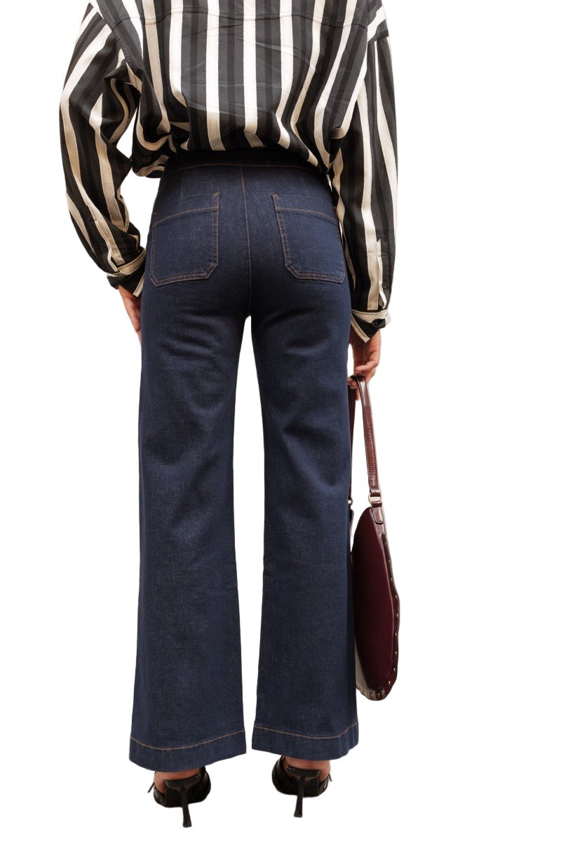 Oraije Jeans Wide Sneakers Length - Victo - clever alice