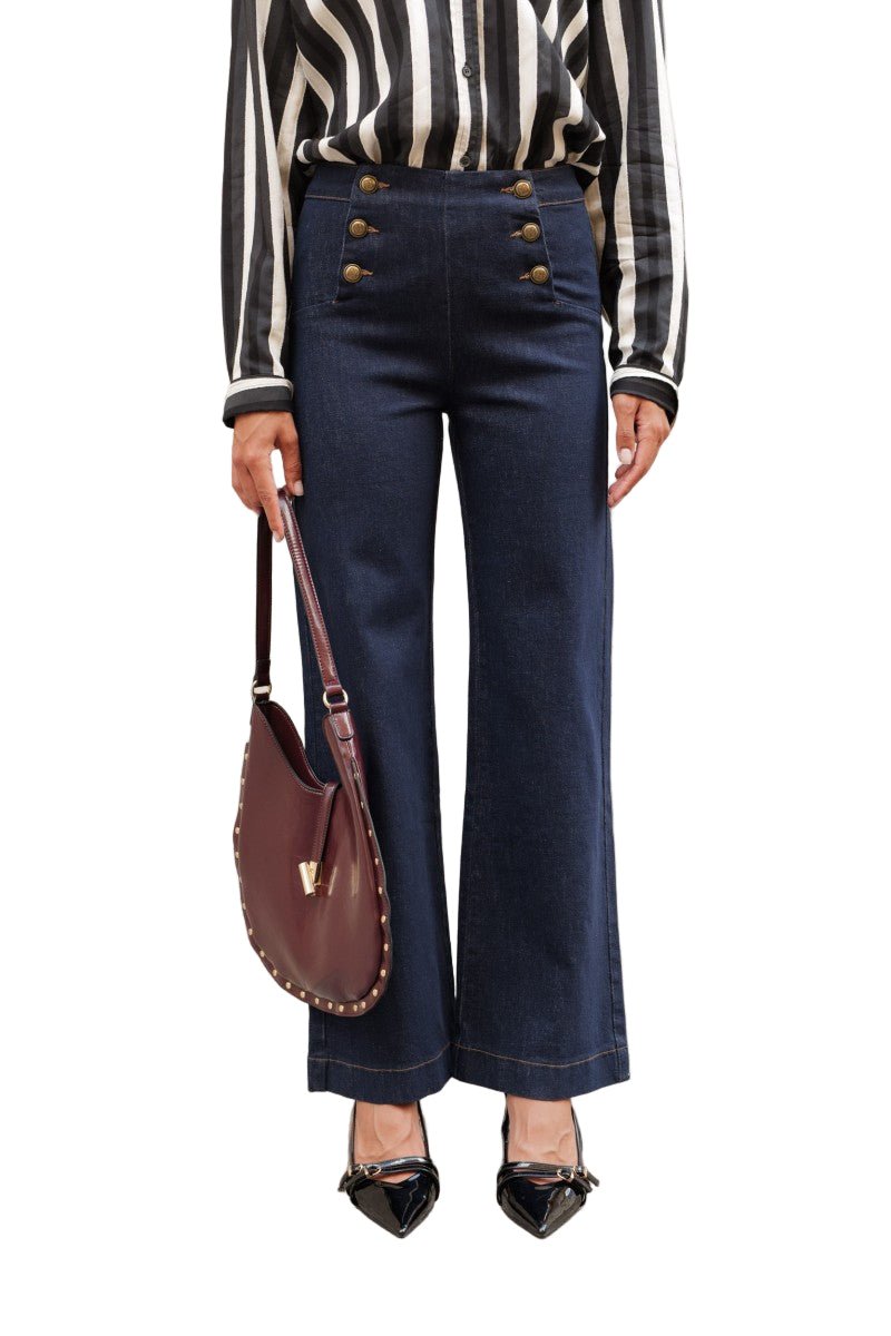 Oraije Jeans Wide Sneakers Length - Victo - clever alice