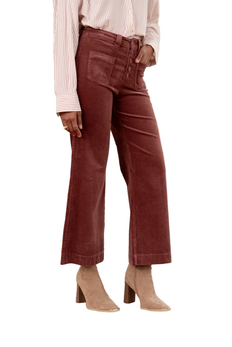 Oraije Paris Ankle wide velour - Viviane - clever alice