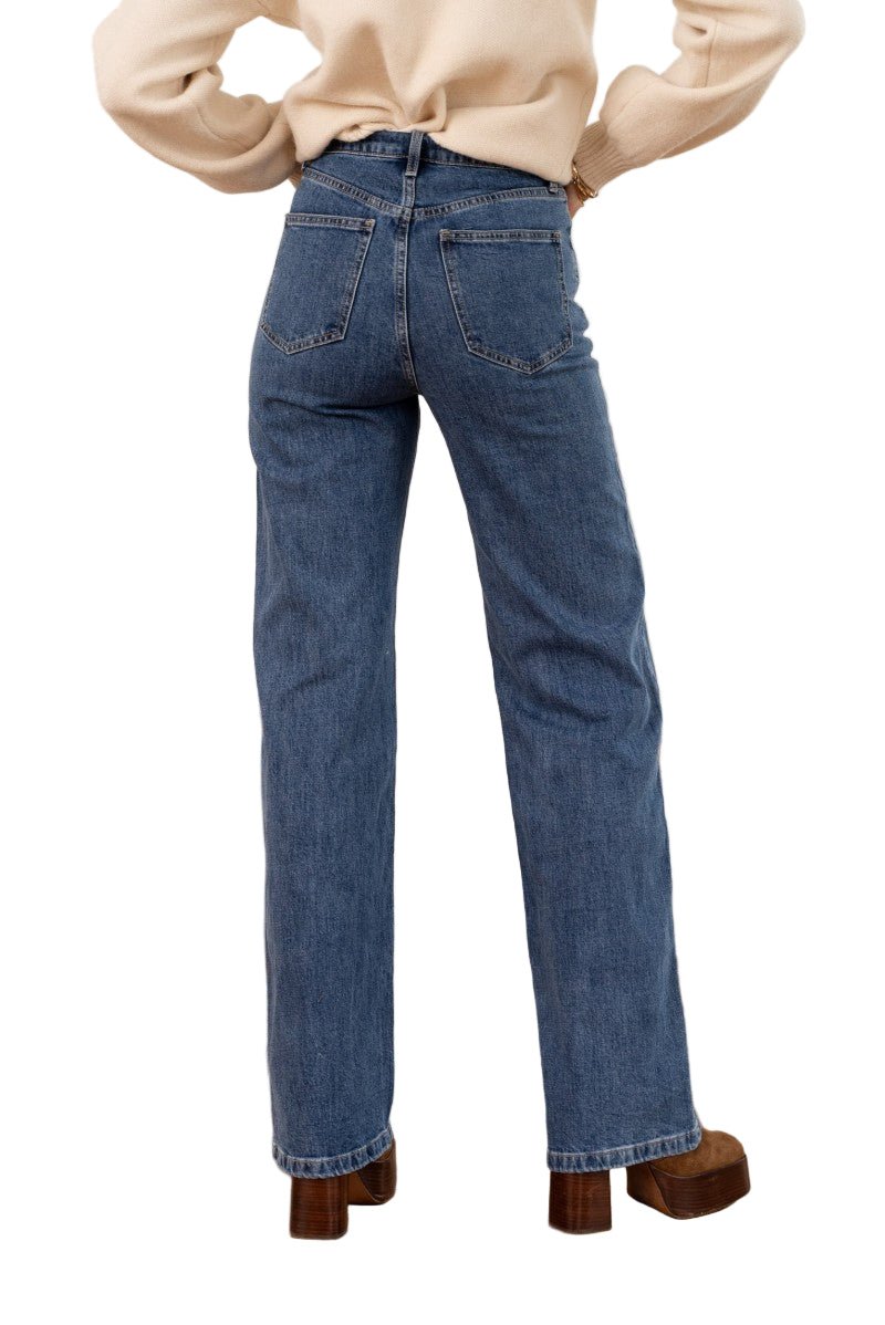 Oraije Paris Barbara Full Length Straight Jeans - clever alice