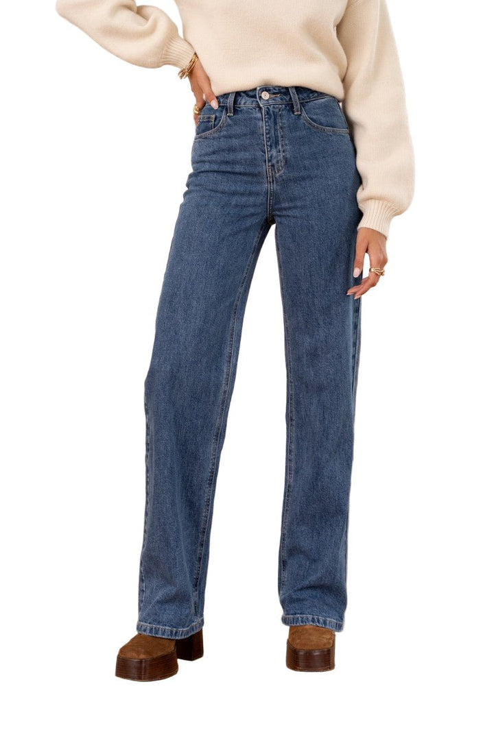 Oraije Paris Barbara Full Length Straight Jeans - clever alice