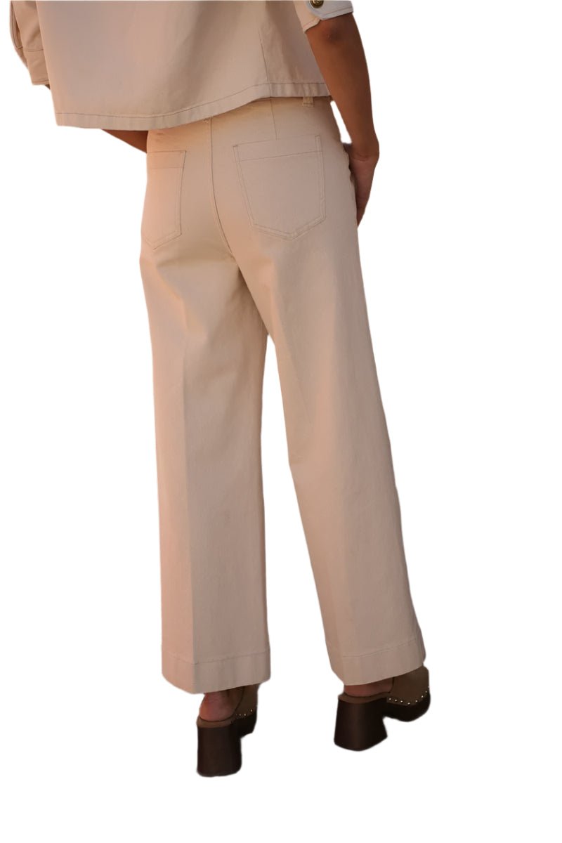 Oraije Paris Basille Jeans in Tan - clever alice