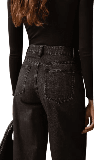 Oraije Paris Bony Mid Waist Barrel Jeans - clever alice