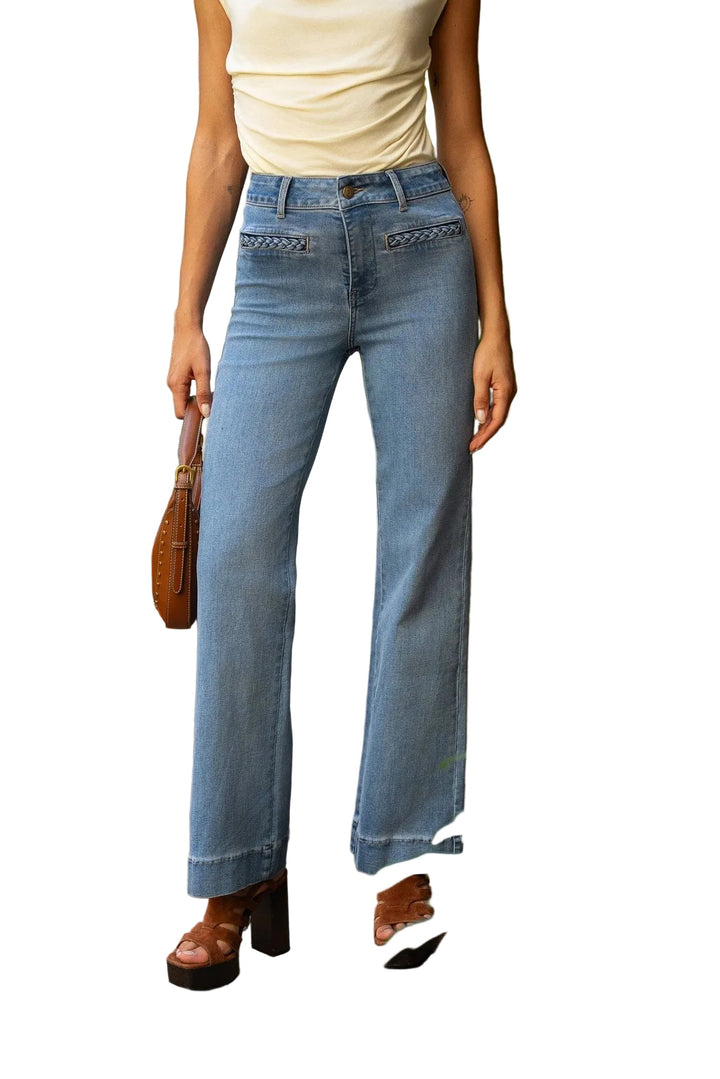 Oraije Paris Fiona Flare Cut Jeans - clever alice