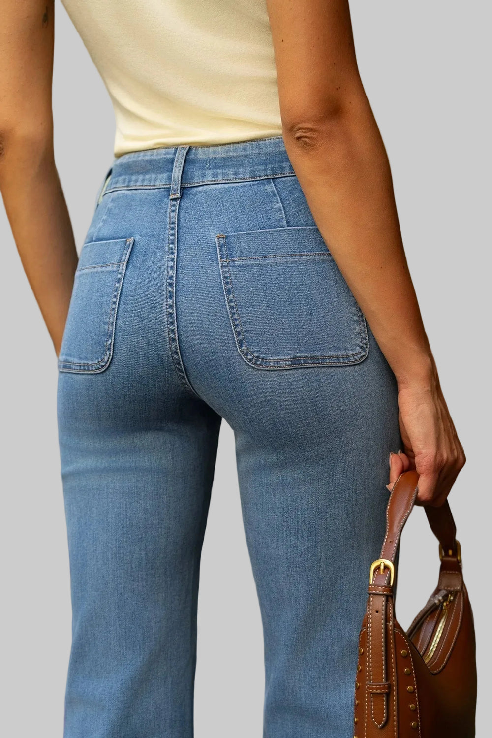 Oraije Paris Fiona Flare Cut Jeans - clever alice
