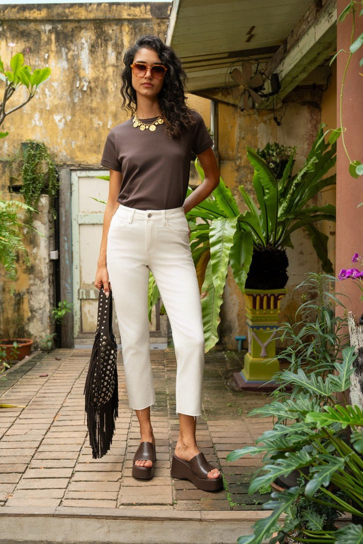 Oraije Paris Maryline Cropped Skinny Jean - clever alice