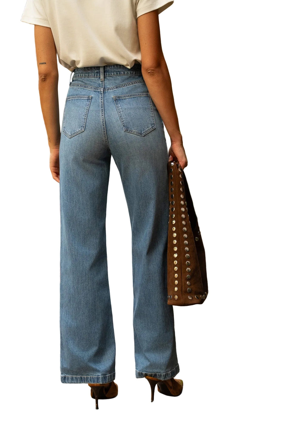 Oraije Paris Mona Slight Flare Denim - clever alice