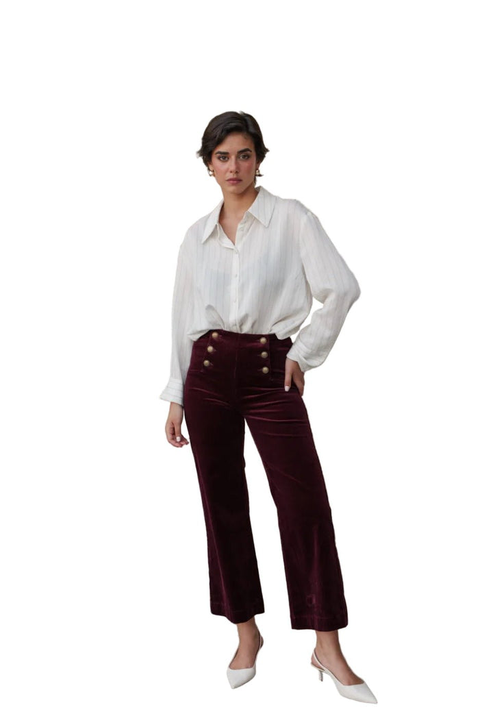 Oraije Paris Victorine Velvet Jeans - clever alice