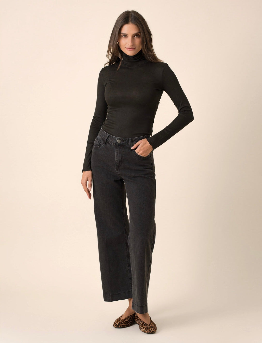 Oraije Vienna Cropped Wide Ankle Jean - clever alice