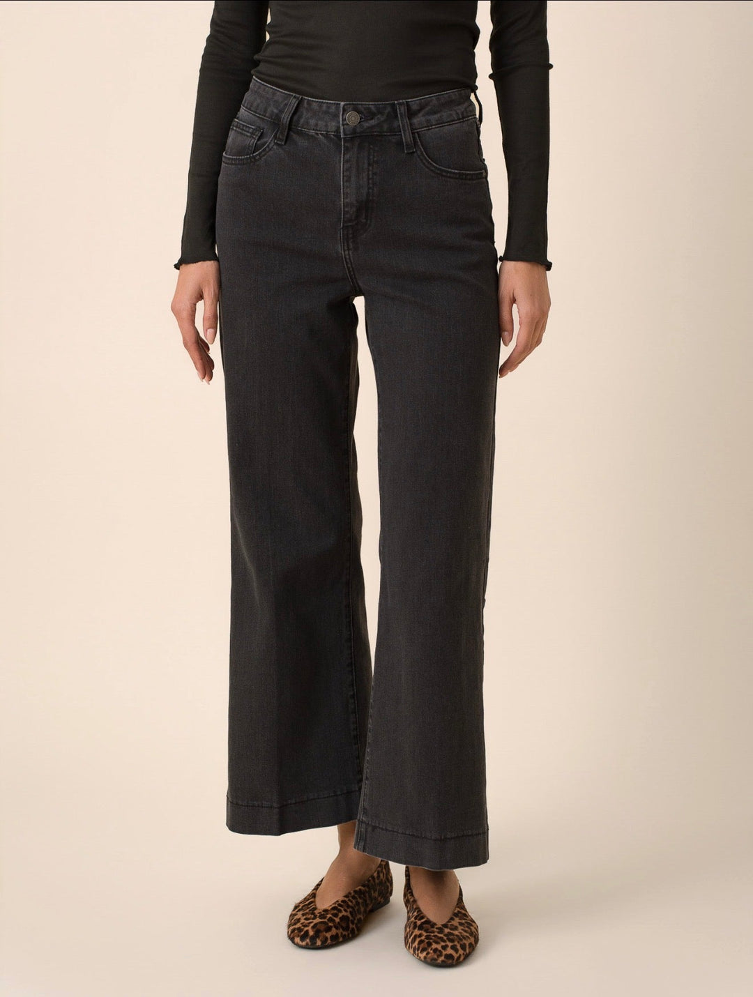 Oraije Vienna Cropped Wide Ankle Jean - clever alice