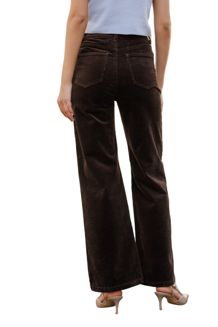 Oraije Paris Pantalon en velour AVA Brown