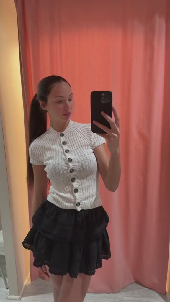 Saintt Sinners Piper Short Sleeve Cardigan