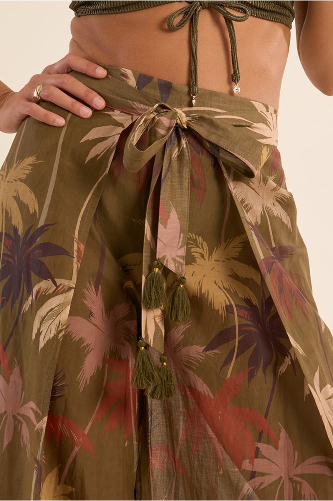 Molly Bracken Floral Printed Beach Trouser