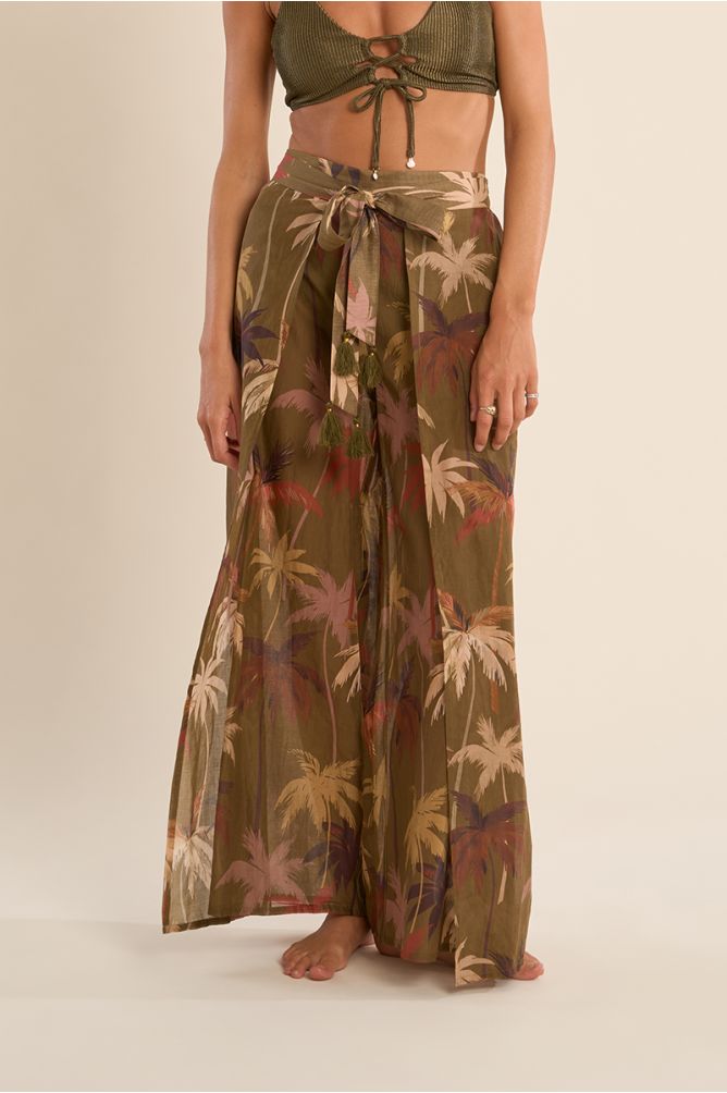 Molly Bracken Floral Printed Beach Trouser