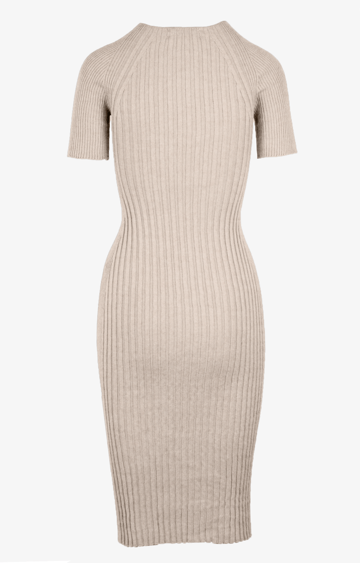 Saintt Sinners Basil Mixed Ribbing Dress - clever alice