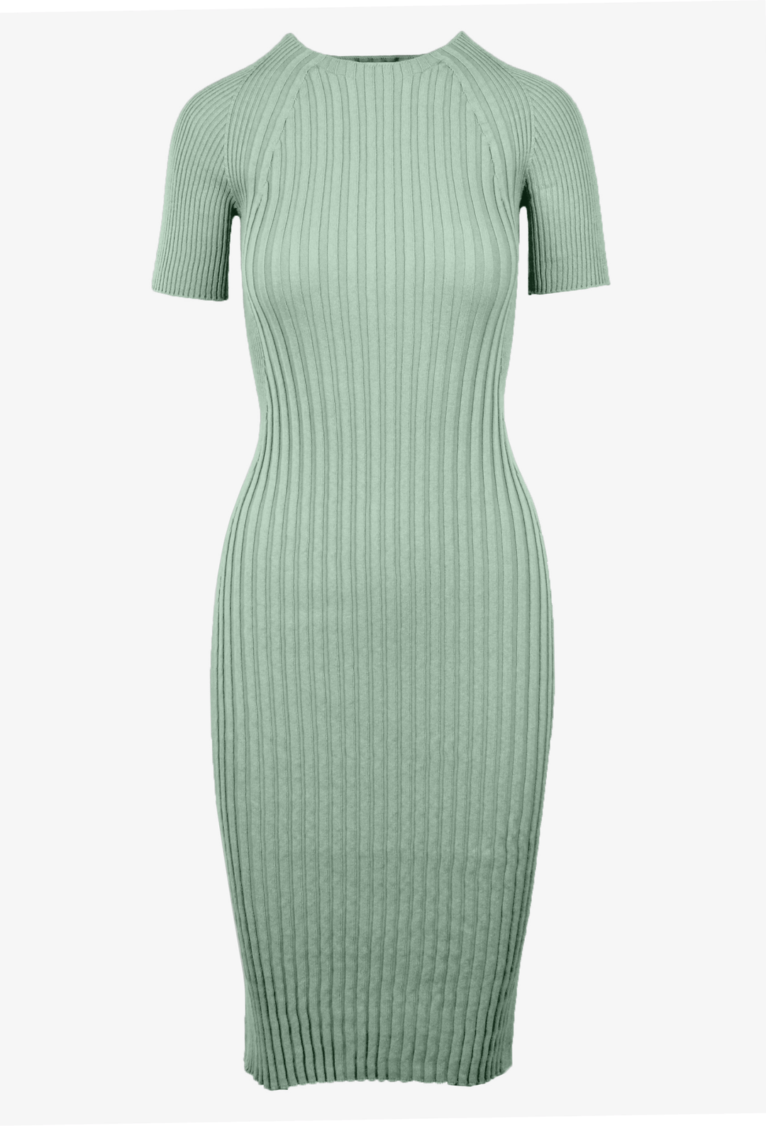 Saintt Sinners Basil Mixed Ribbing Dress - clever alice