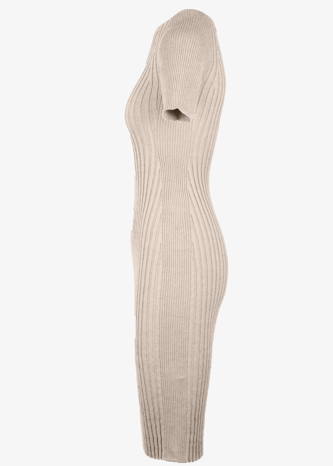 Saintt Sinners Basil Mixed Ribbing Dress - clever alice