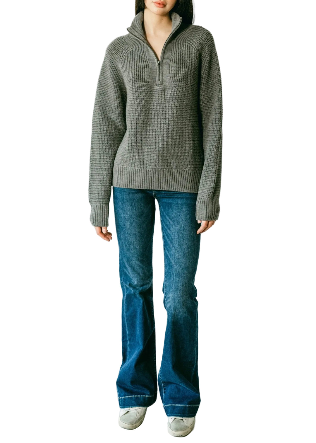 Saintt Sinners Clover Quarter Zip Pullover - clever alice