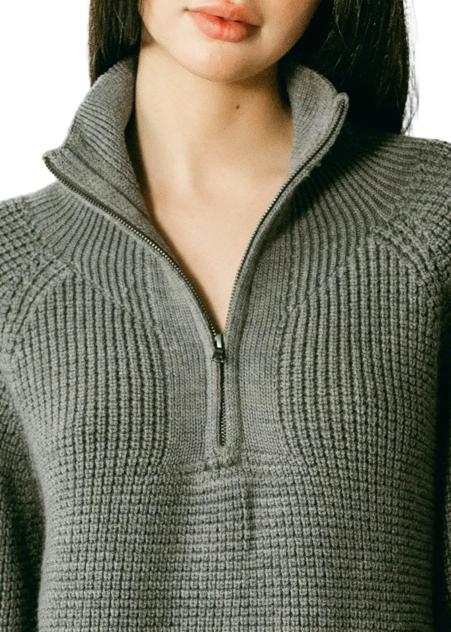 Saintt Sinners Clover Quarter Zip Pullover - clever alice