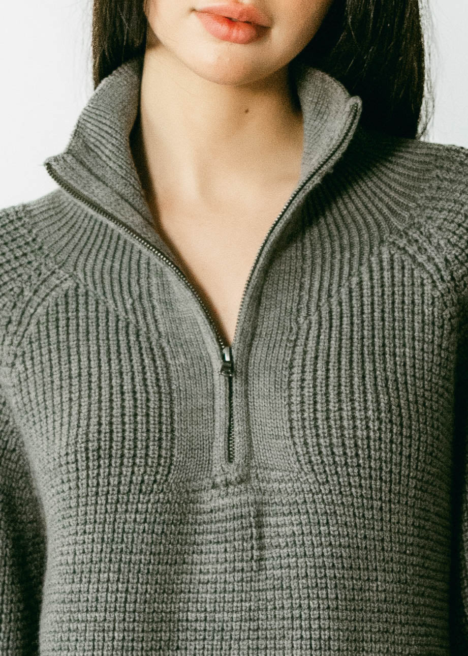 Saintt Sinners Clover Quarter Zip Pullover - clever alice