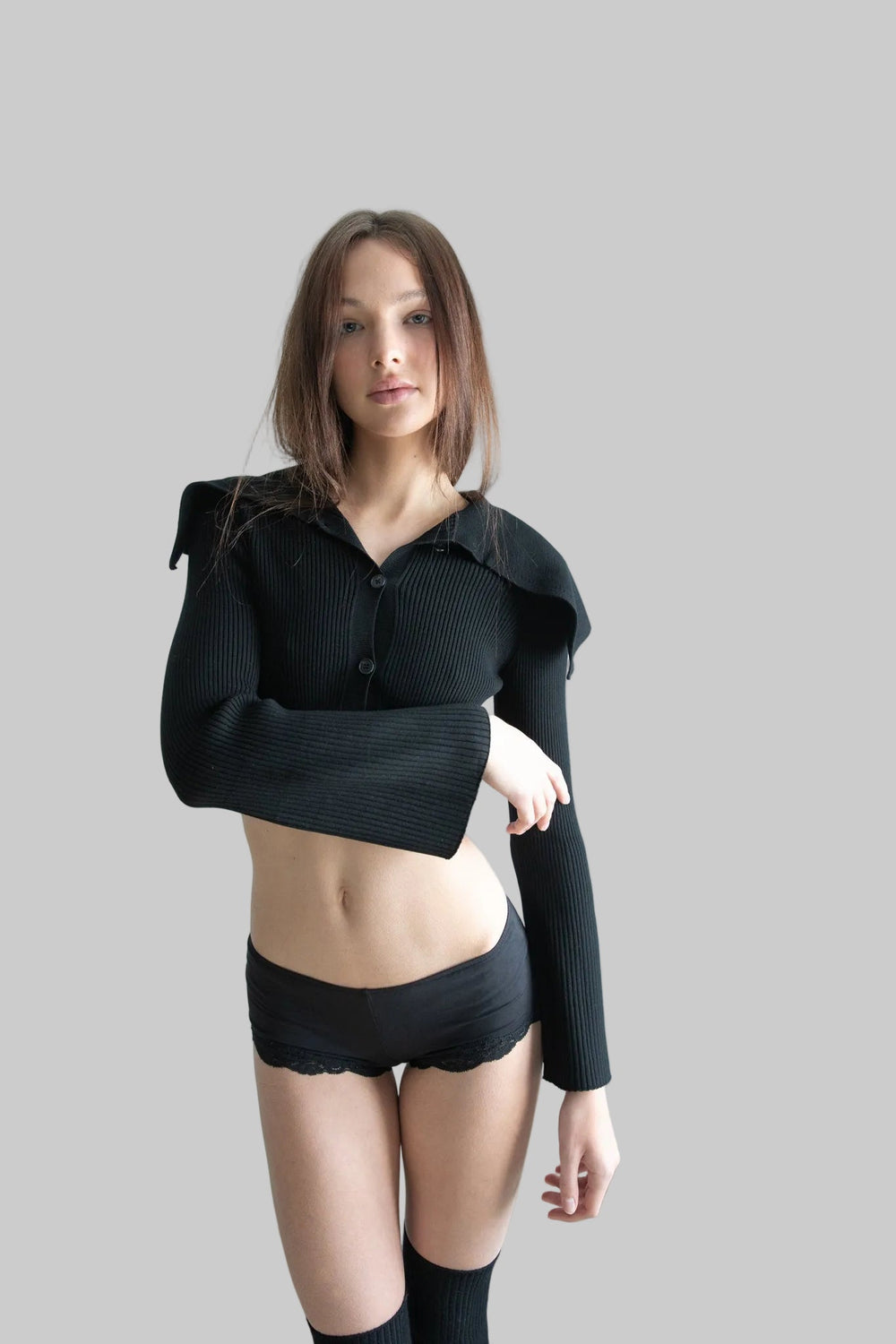 Saintt Sinners Libra Crop Cardigan - clever alice